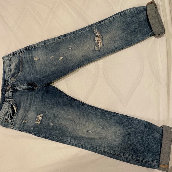 Denim & Supply Ralph Lauren Distressed Boyfriend Jeans | Size 2-4 - Picture 13 of 13